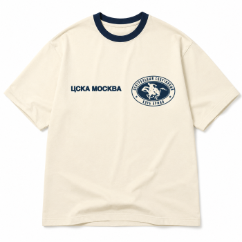Футболка ЦСКА Молочная / Нэви